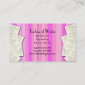 Techical Verfasser-Visitenkarte Visitenkarte (Rückseite)