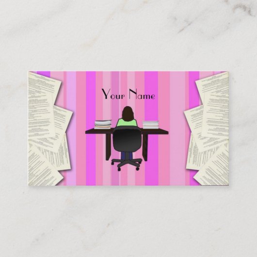 Techical Verfasser-Visitenkarte Visitenkarte (Vorderseite)