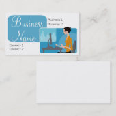 Techie Diva Business Cards Visitenkarte (Vorne/Hinten)