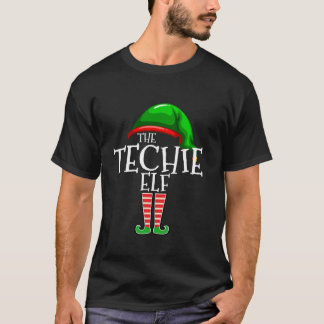 Techie Elf Familie Matching Group Weihnachten T S T-Shirt