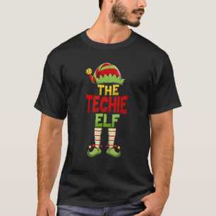 Techie ELF Family Matching Group Weihnachten Pajam T-Shirt