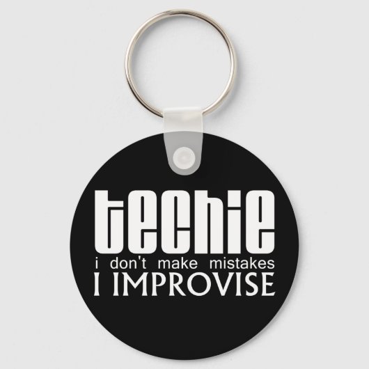 Techie Improvise Schlüsselanhänger (Vorderseite)