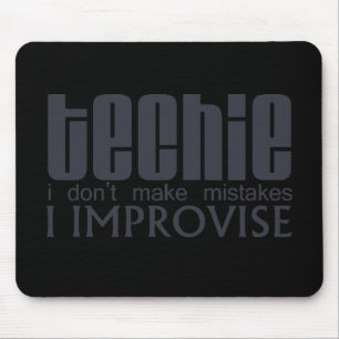 Techie improvisieren mousepad