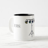 Techie.It Durchschnitte; INeed Tee Zweifarbige Tasse (Vorderseite Links)