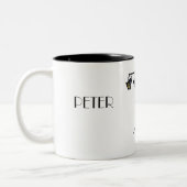 Techie.It Durchschnitte; INeed Tee Zweifarbige Tasse (Links)