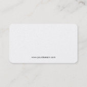 Techie modernes Minimalistisches QR Code-Foto/Logo Visitenkarte (Rückseite)