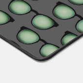 Techie Nerd Custom Funny Text - Brillenmuster Schreibtischunterlage (Ecke)