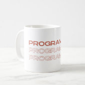 Techie Programmer-Tasse Kaffeetasse (Vorderseite Links)