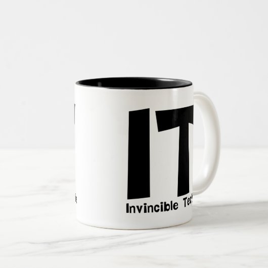 Techie Zweifarbige Tasse (VorderseiteRechts)