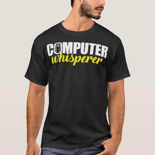 Techie's Computer Whisperer T-Shirts Nerds Weihnac (Vorderseite)