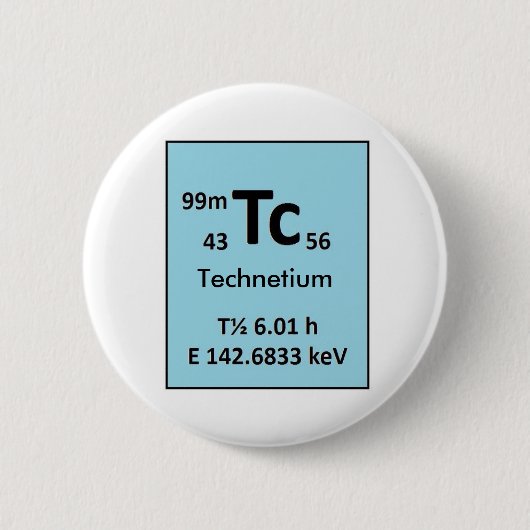 Technetium-99m Button (Vorderseite)