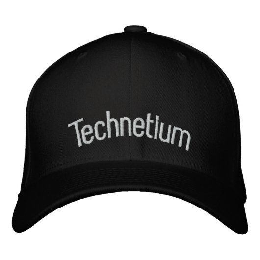 Technetium Bestickte Kappe (Vorderseite)