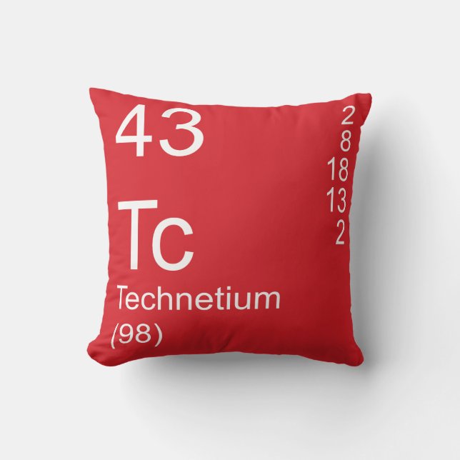 Technetium Kissen (Vorderseite)
