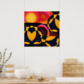 Technical Abstraction Poster (Küche)