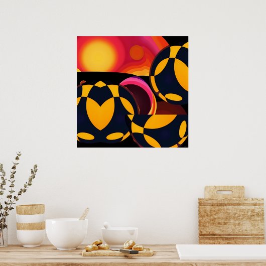 Technical Abstraction Poster (Küche)