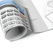 Technical Drawing Office Supplies Geschenkpapier (Rolleneckpunkt)