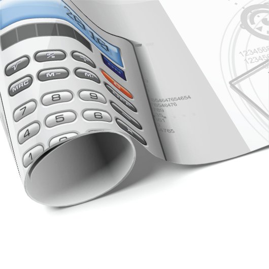 Technical Drawing Office Supplies Geschenkpapier (Rolleneckpunkt)