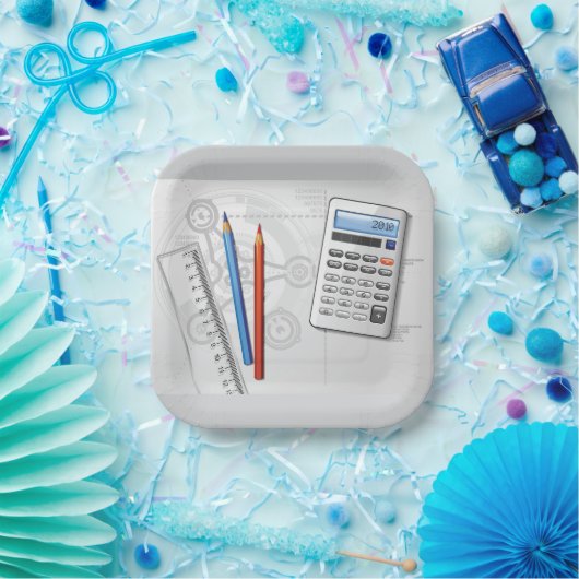 Technical Drawing Office Supplies Pappteller (Party)