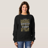 Technician Engineer  Aircraft Mechanic Sweatshirt (Vorne ganz)