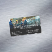 Technician Engineers | Oil Refinery Magnetische Visitenkarte (Beispiel)