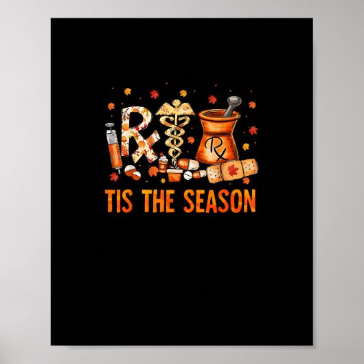 Technician Fall Theme Tis The Season Poster (Vorne)