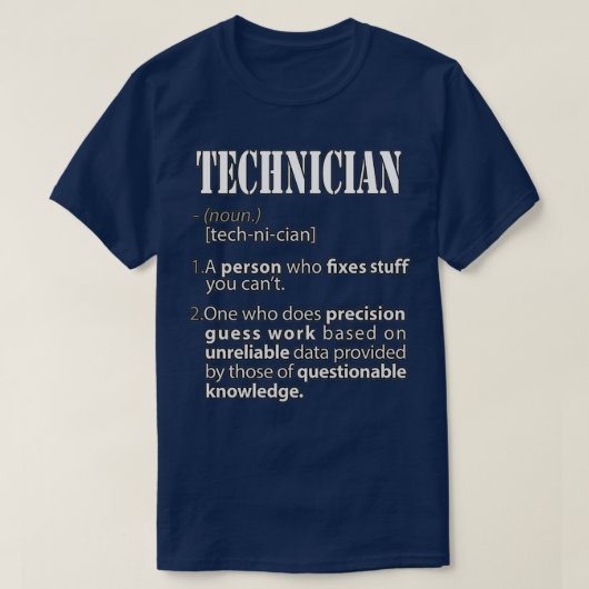 Technician T-Shirt (Design vorne)