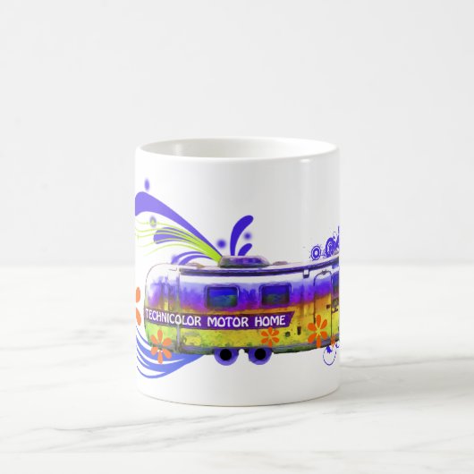 Technicolor-BewegungsZuhause-magische verwandelnde Verwandlungstasse (Mittel)