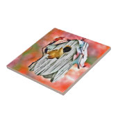 Technicolor Birdhouse Fliese (Seite)