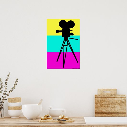 Technicolor Camera Poster (Küche)