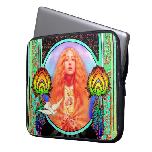 Technicolor Motor Home Peace Computer Sleeve (Vorderseite Links)