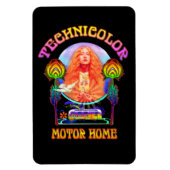 Technicolor Motor Zuhause Band Magnet (Vertikal)