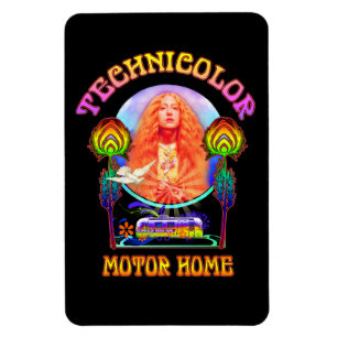 Technicolor Motor Zuhause Band Magnet