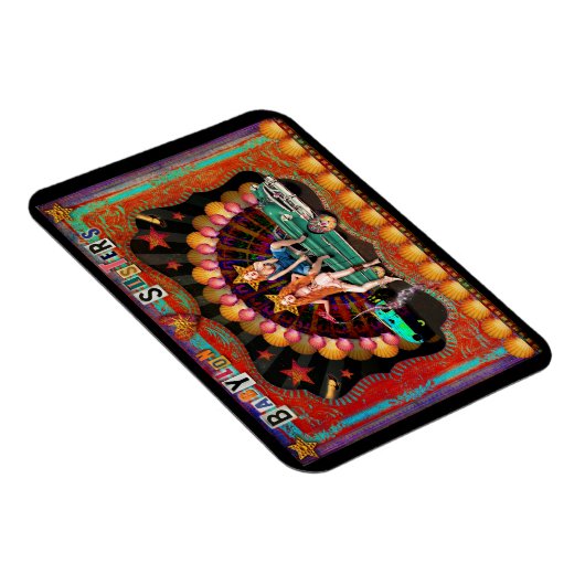 Technicolor Motor Zuhause Fan Magnet (Rechte Seite)