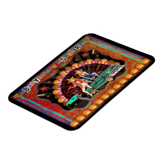 Technicolor Motor Zuhause Fan Magnet (Linke Seite)