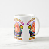Technicolor Motor Zuhause Lady of Peace Kaffeetasse (VorderseiteRechts)