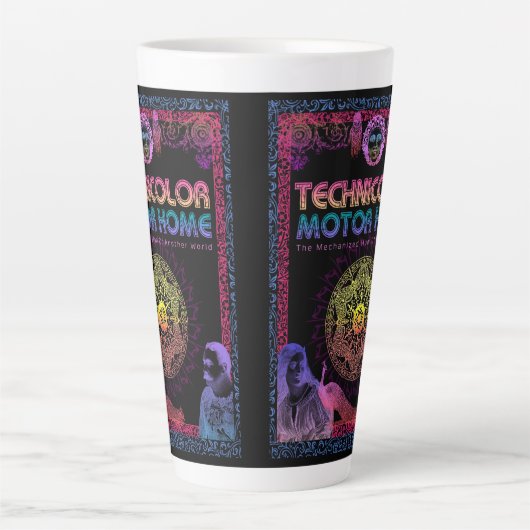 Technicolor Motor Zuhause Milchtasse (Vorderseite)