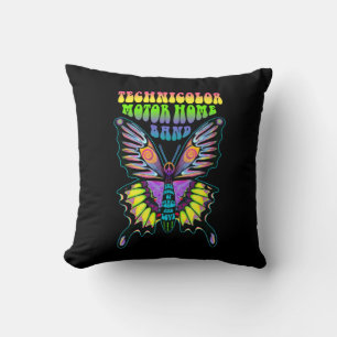Technicolor Motor Zuhause Psychedelic Butterfly Kissen