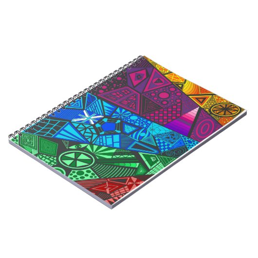 Technicolor Notebook Notizblock (Linke Seite)