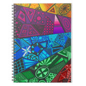 Technicolor Notebook Notizblock (Vorderseite)