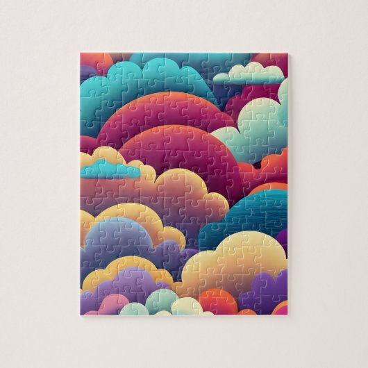 Technicolor Overcast - Puzzle (Vertikal)