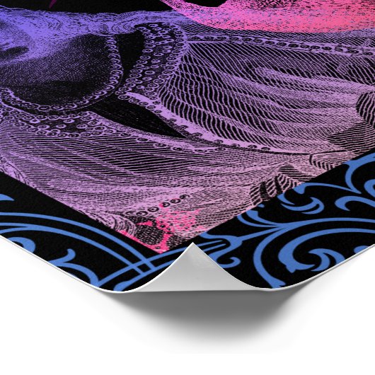 Technicolor Sally's Mandala Poster (Ecke)