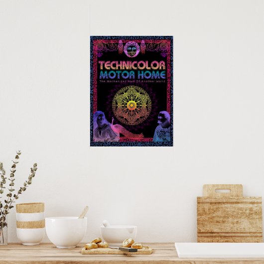 Technicolor Sally's Mandala Poster (Küche)