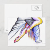 Technicolor Tango Postkarte (Vorne/Hinten)