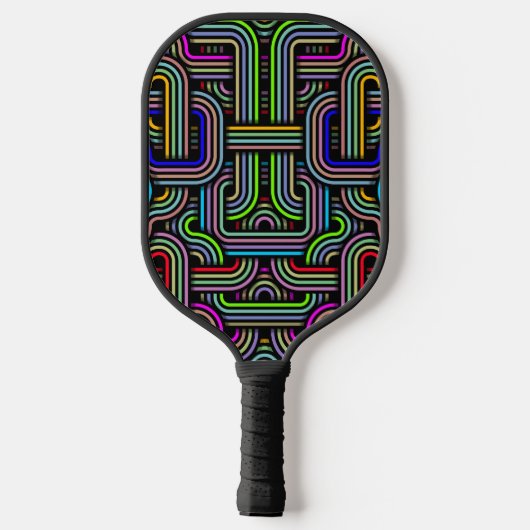 Technicolor Trails Pickleball Schläger (Rückseite)