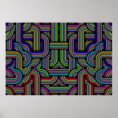 Technicolor Trails Poster (Vorne)