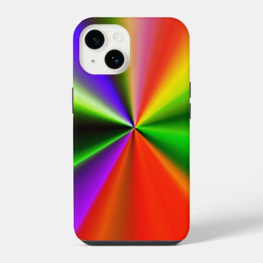 Technicolor-Tunnel iPhone Hülle (Rückseite)