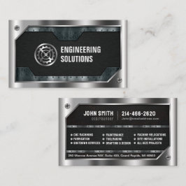 Technik, Mechanik, Metall, Reparatur, Auto Visitenkarte