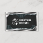 Technik, Mechanik, Metall, Reparatur, Auto Visitenkarte (Vorderseite)