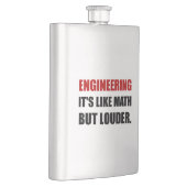 Technik mögen Mathe aber lauteres lustiges Flachmann (Rechts)