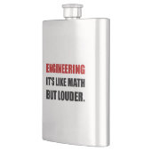 Technik mögen Mathe aber lauteres lustiges Flachmann (Links)